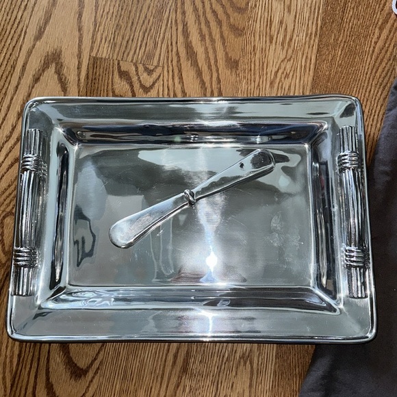 Beatriz Ball Silver Tray, Cloth Bags Included, NWOT - Picture 2 of 4